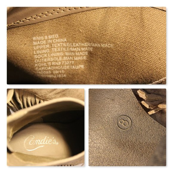 Leather Fringed Ankle Boot by Candie's - Picture 8 of 8